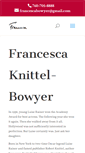 Mobile Screenshot of francescaknittelbowyer.com